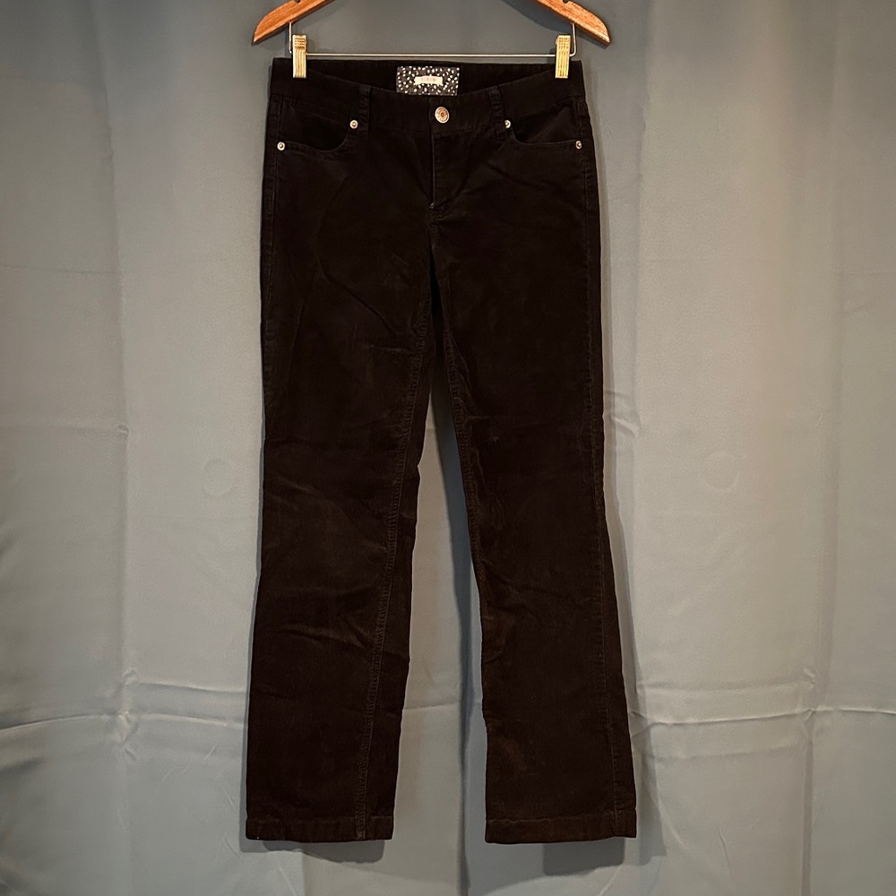J. Crew Black Bootcut Corduroys